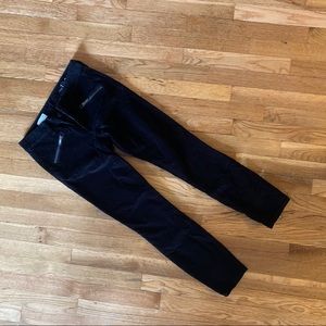 The Gap Velvet Zip Skinny Jeans